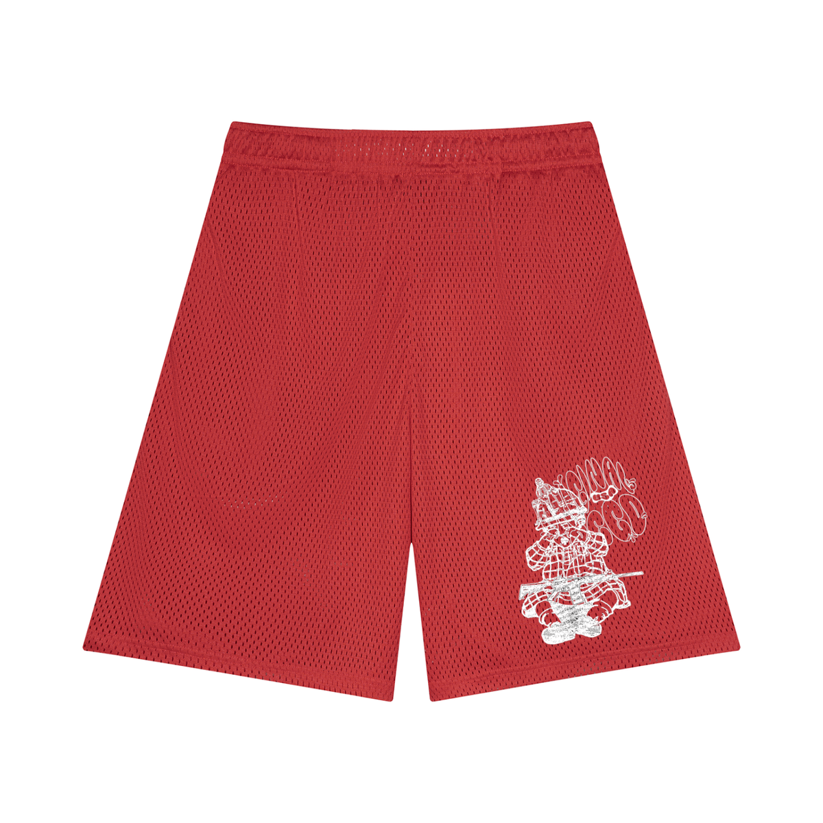CHILD SOLDIER Mesh Basketball Shorts