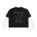 STAR Sleeve Cotton T-Shirt