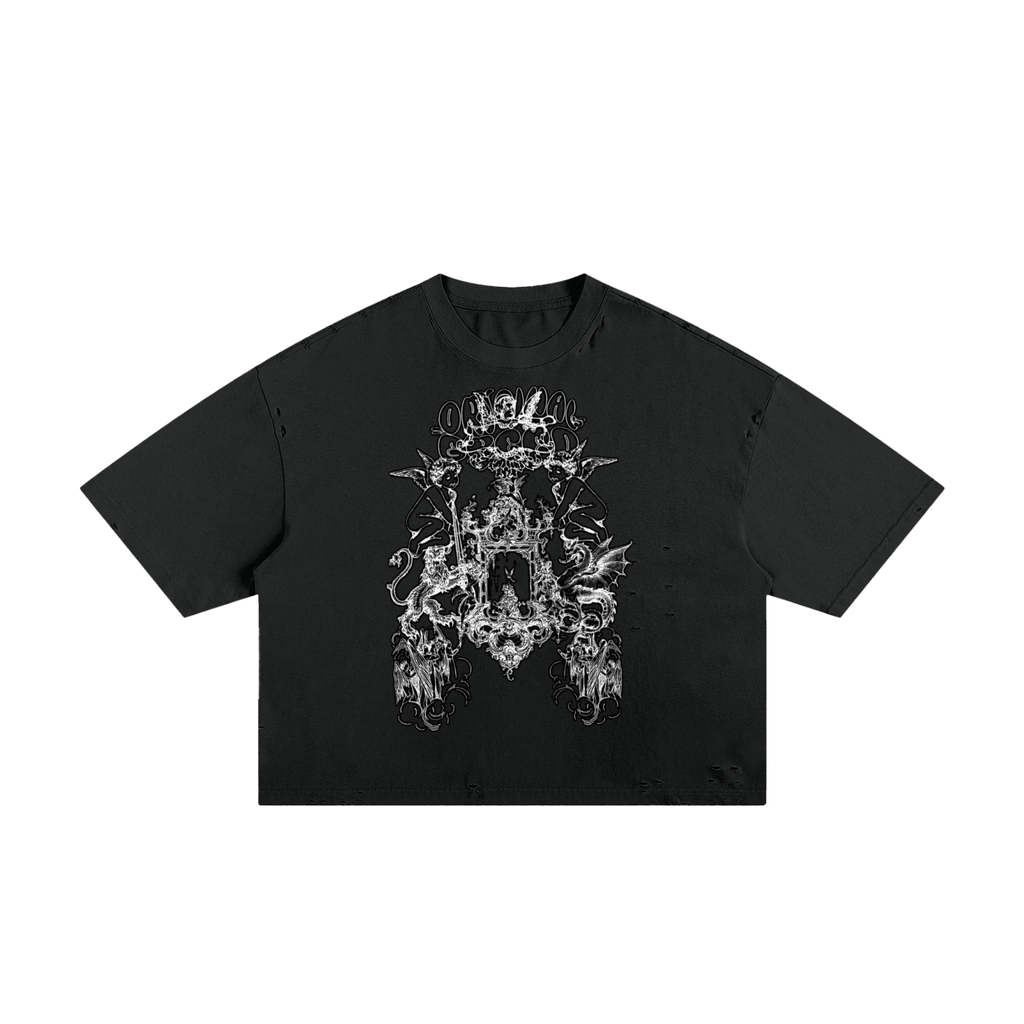 MURAL Frayed Boxy Tee