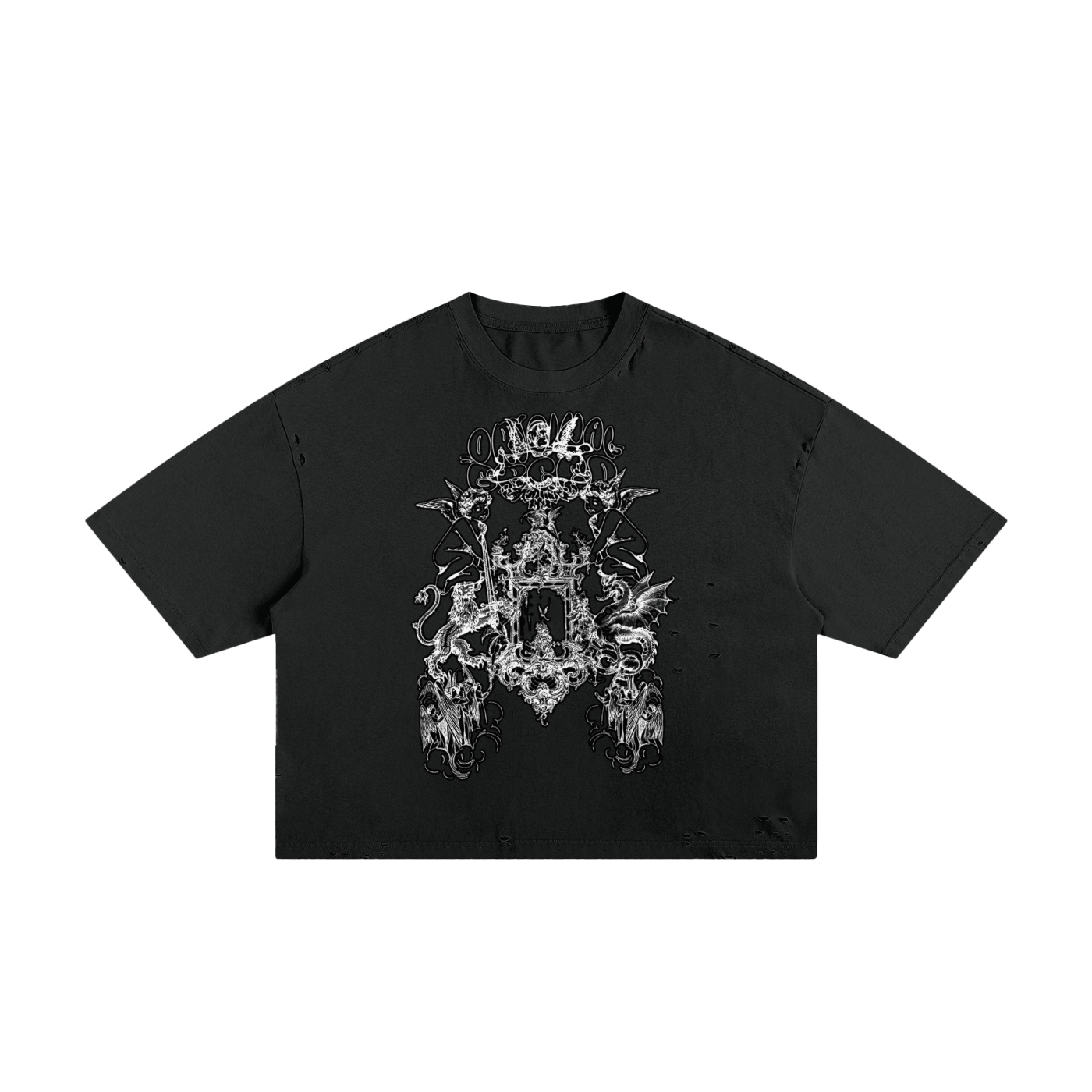 MURAL Frayed Boxy Tee