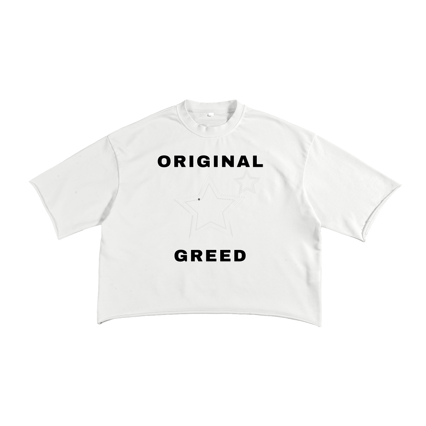French Terry Raw Edge T-Shirt