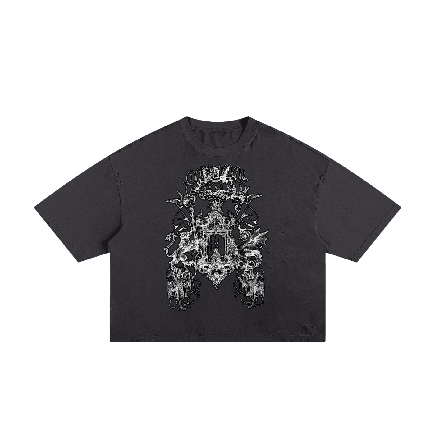 MURAL Frayed Boxy Tee