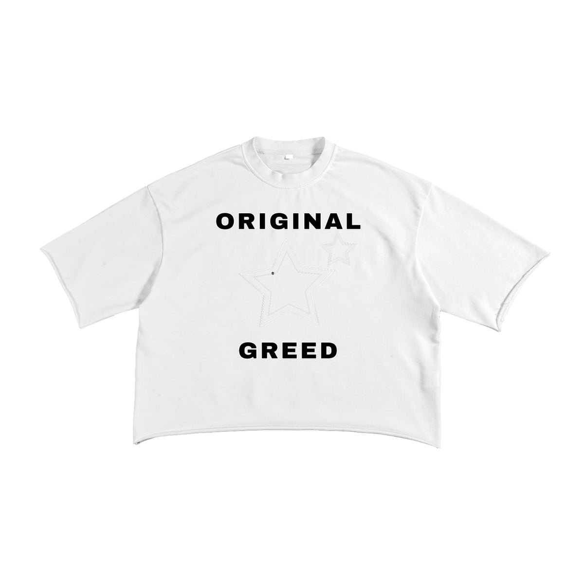 French Terry Raw Edge T-Shirt