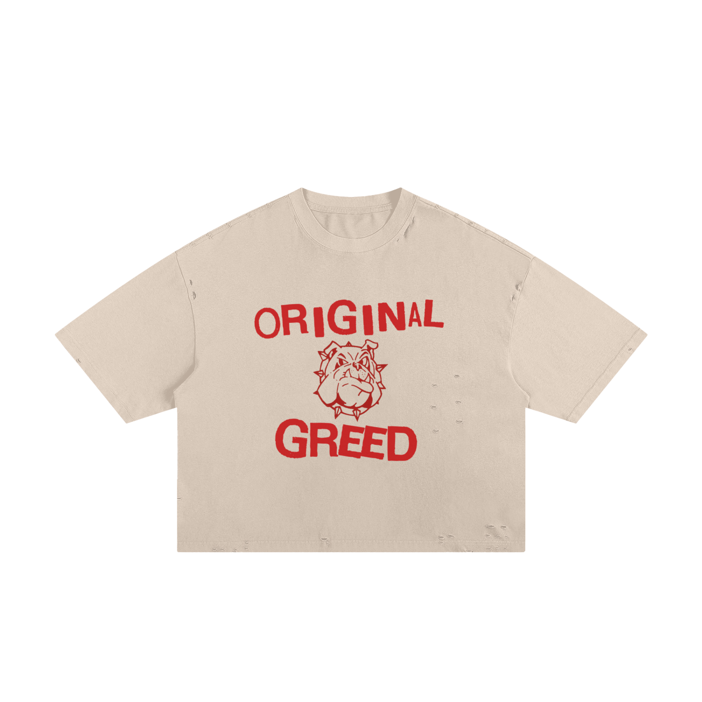 BULLDOG Frayed Boxy Tee