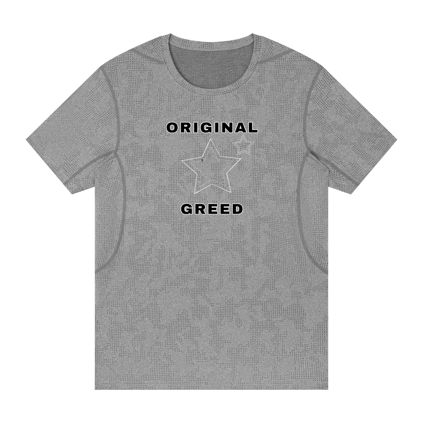 Jacquard Slim Mesh T-Shirt