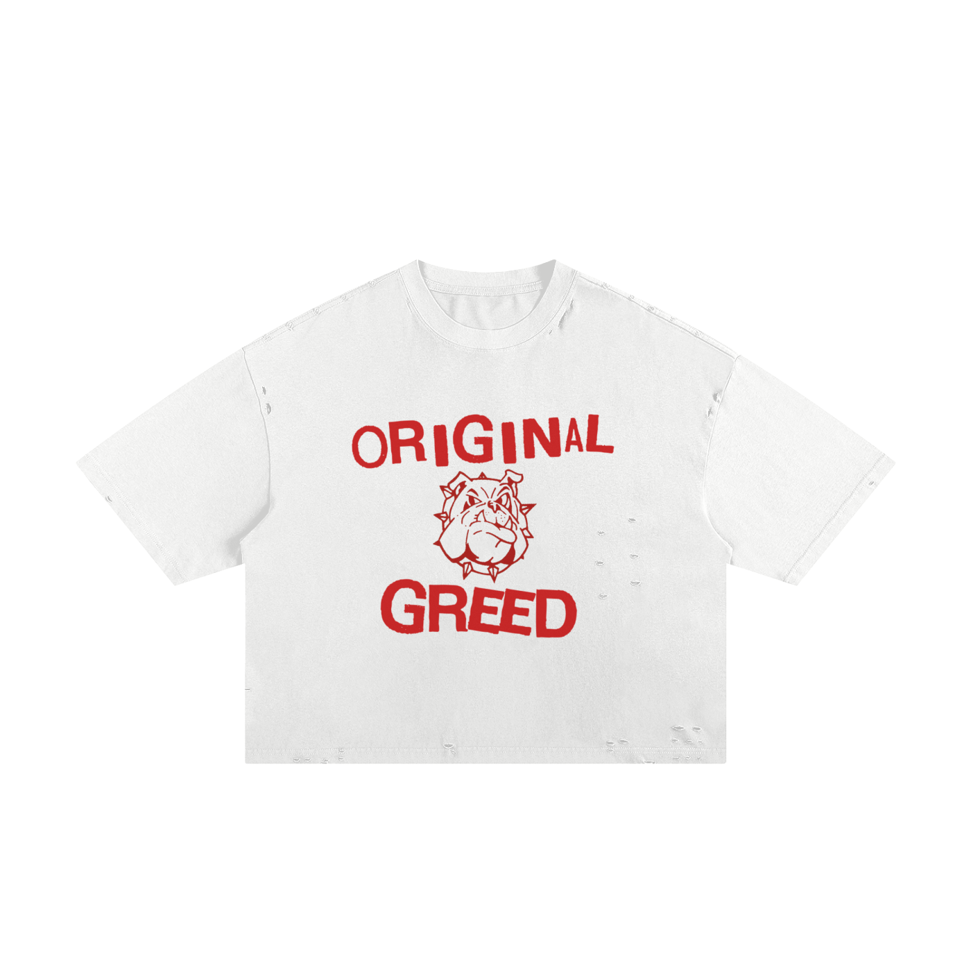 BULLDOG Frayed Boxy Tee