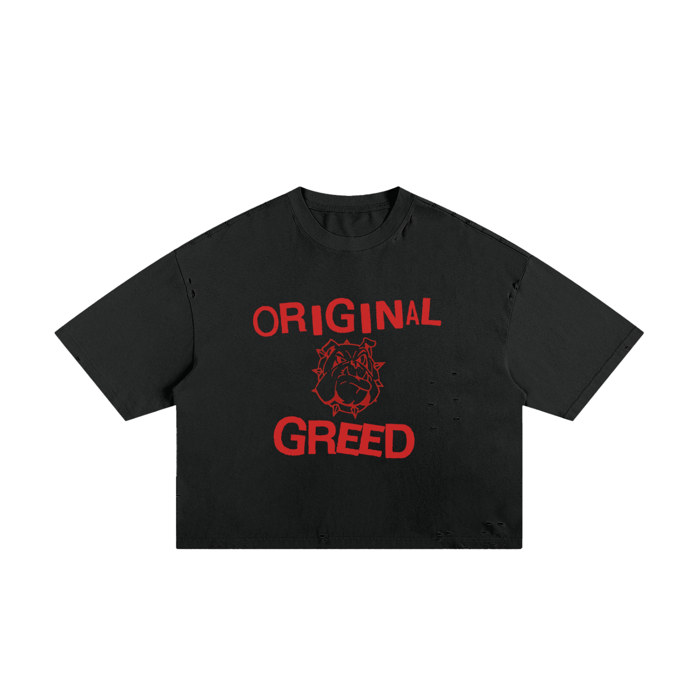 BULLDOG Frayed Boxy Tee