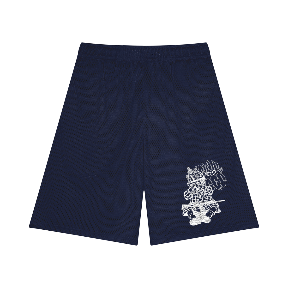 CHILD SOLDIER Mesh Basketball Shorts